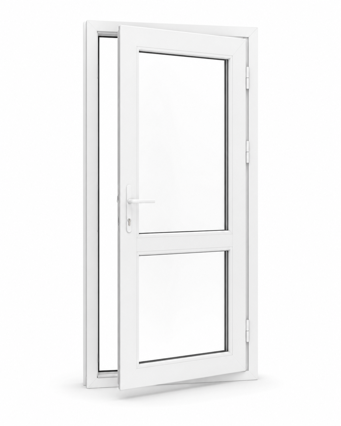 Puerta de PVC REHAU oscilobatiente